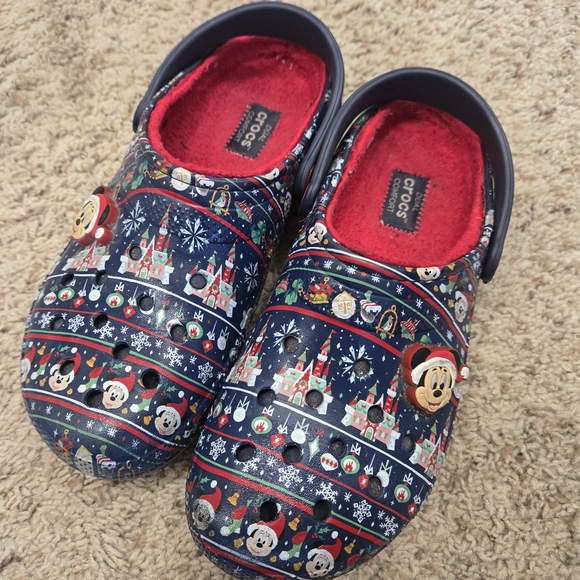 Disney Mickey Mouse Crocs Clogs Size M9 W11